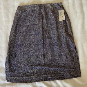 XOXO Y2K Women's Textured Shimmer Purple Mini Skirt